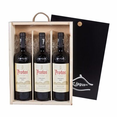 Estuche de vino tinto D.O Ribera del Duero Protos Crianza 