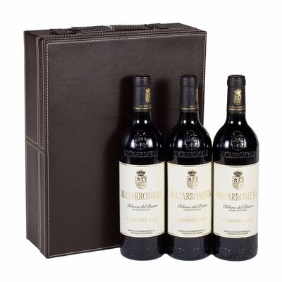 Estuche vino tinto D.O Ribera del Duero Matarromera Crianza