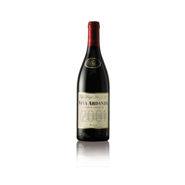 Vino tinto D.O Rioja Viña Ardanza reserva 2001