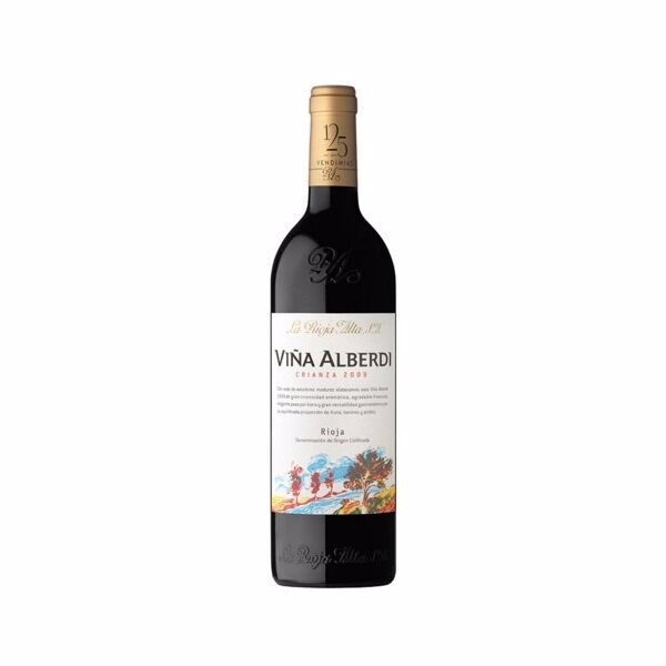 Vino tinto D.O Rioja Viña Alberdi 75 cl,