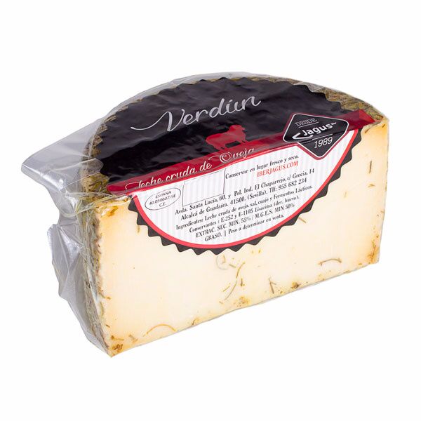 Queso de oveja puro viejo al romero Vega Verdun único 3Kg. Aprox.