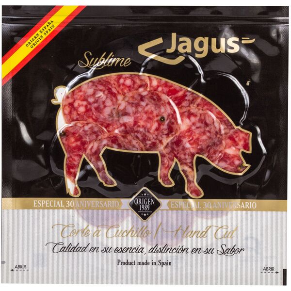 Plato loncheado Salchichón ibérico de bellota 100% Sublime