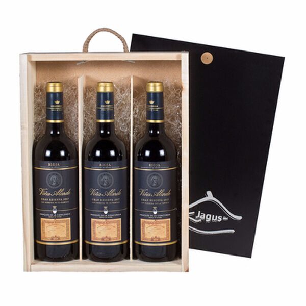 Estuche de vino tinto D.O Rioja Viña Alarde Gran Reserva 