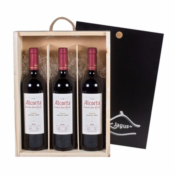 Estuche de vino tinto D.O Rioja Alcorta Reserva 