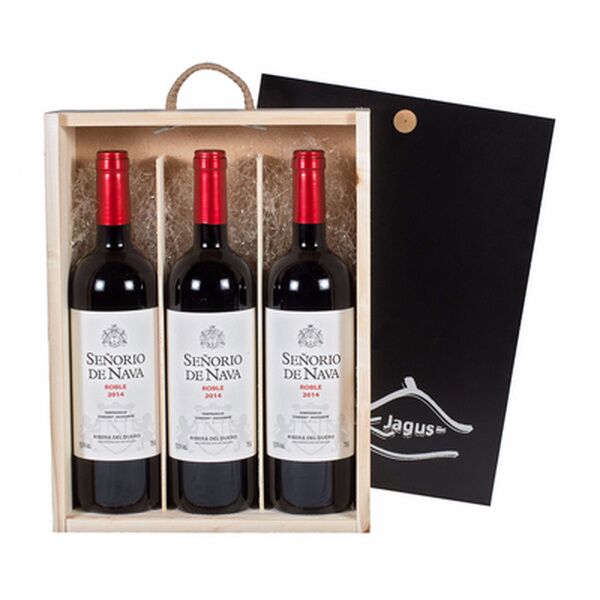 Estuche de vino tinto D.O Rioja​ Señorio de Nava Roble 