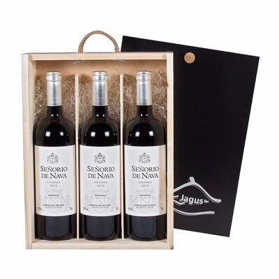 Estuche de vino tinto D.O Rioja Señorio de Nava Crianza 