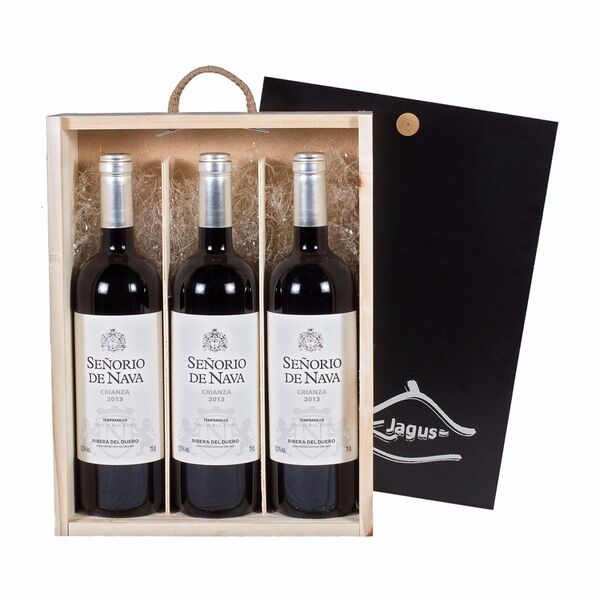 Estuche de vino tinto D.O Rioja Señorio de Nava Crianza 