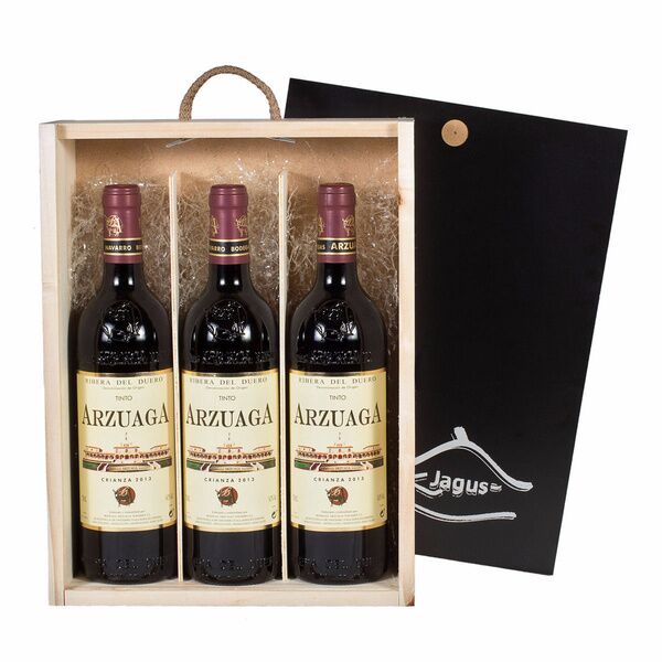 Estuche vino tinto D.O Ribera del Duero Arzuaga Crianza 