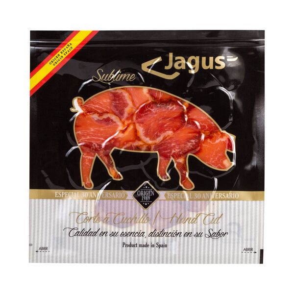 PLATO  DE CAÑA DE LOMO BELLOTA 100% IBERICO SUBLIME JAGUS