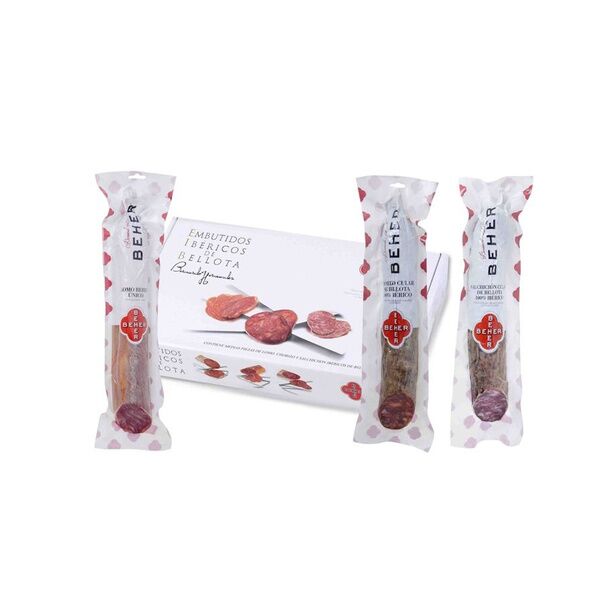 Caja de 3 embutidos ibéricos Beher 1/2 piezas 