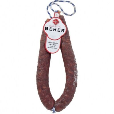 Chorizo longaniza bellota 100% Ibérico Beher 400 grs.