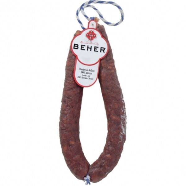 Chorizo longaniza bellota 100% Ibérico Beher 400 grs.