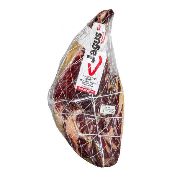 Jamón de cebo ibérico 50% raza ibérica deshuesado 