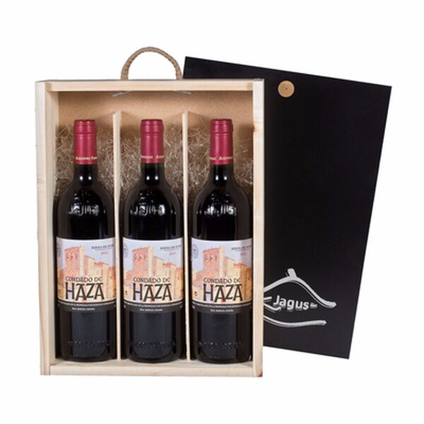 Estuche vino tinto D.O Ribera del Duero Condado de Haza Crianza 