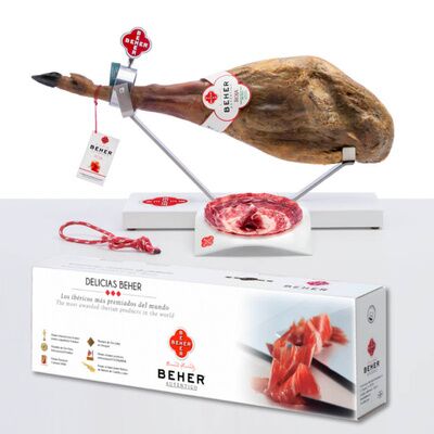 jamon cebo de campo 100% iberico roja beher 5,8 a 6,2 kg. Aprox.