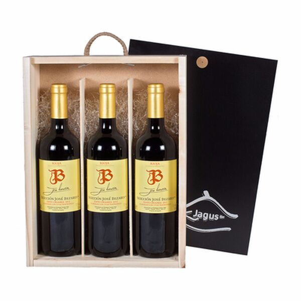 Estuche vino tinto D.O Rioja Jose Bezares Crianza 