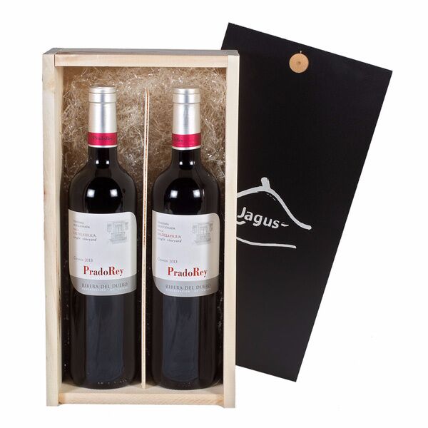 Estuche vino tinto D.O Ribera del Duero Prado Rey Crianza 