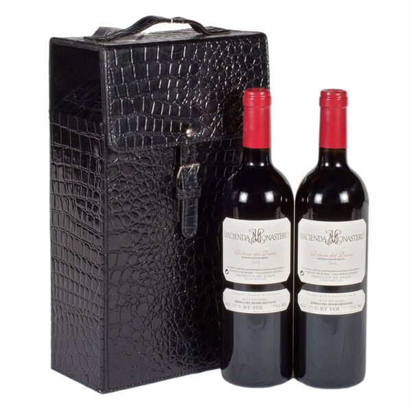 Estuche vino tinto D.O Ribera del Duero Hacienda Monasterio 
