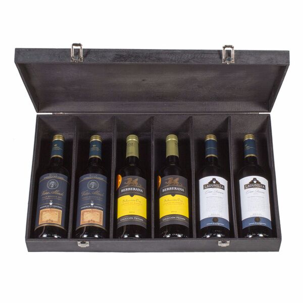 Estuche 6 botellas. D.O Rioja Viña Alarde y Lagunilla Selección Oro Berberana